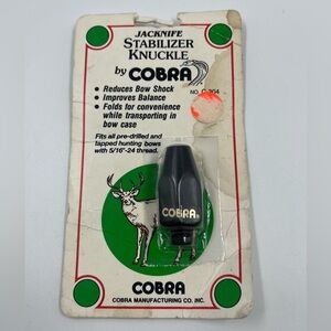 Cobra Manufacturing Co. Jackknife Stabilizer Knuckle
 NEW - No. C-304